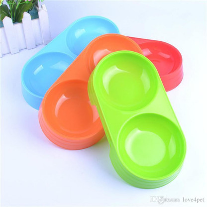 plastic dog feeder