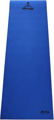 STAG Yoga Mantra Blue, Black 6 mm Yoga Mat