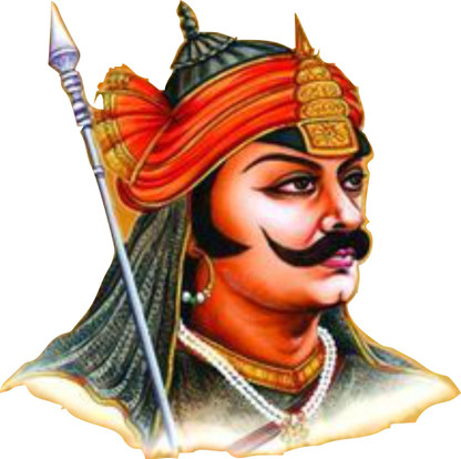 Maharana Pratap Medium Magnetic Sticker 