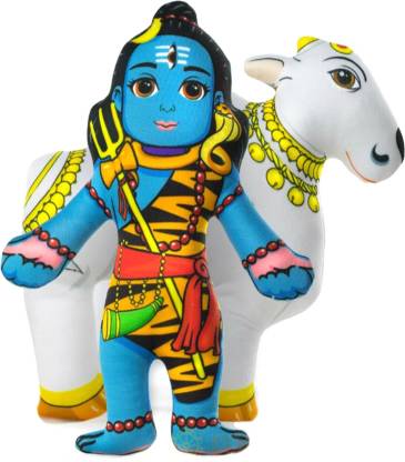 KRISHNA BHAKTI STORE SHIVA SOFT TOYS - 12 cm - SHIVA SOFT TOYS . Buy LORD SHIVA  toys in India. shop for KRISHNA BHAKTI STORE products in India. |  