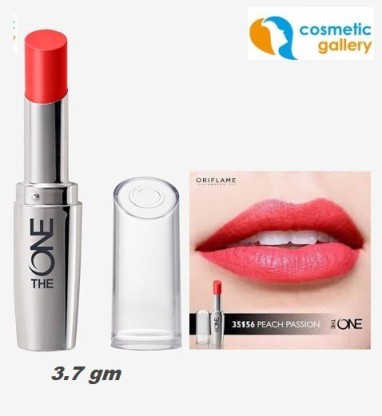 oriflame peach lipstick