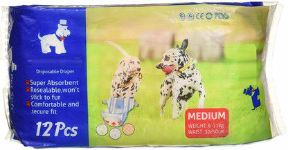 medium dog diapers