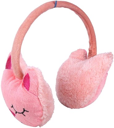 Unisex Kids Winter Plush Earmuffs Cartoon Ear Warmer Fluffy Cute Ear Muffs 
