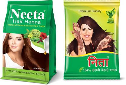 Neeta Henna Hair Color 125gm Comes With Natural Mehendi Powder (Natural  Brown) - Price in India, Buy Neeta Henna Hair Color 125gm Comes With  Natural Mehendi Powder (Natural Brown) Online In India,