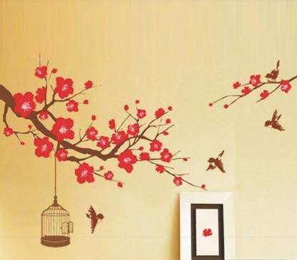 Kayra Decor Pattern Diy Wall Arts For Home Decoration Kds90006 For Wall Painting Drawing Room Wall Decoration Beautiful Design 83 X50 Wall Spring Flower Stencil Price In India Buy Kayra Decor Pattern