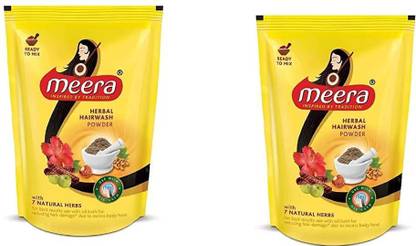 Meera herbal hair wash powder with 7 natural herbs 80g each (Pack of 2) - Price in India, Buy Meera herbal hair wash powder with 7 natural herbs 80g each (Pack of Meera herbal hair wash powder with 7 natural herbs 80g each (Pack of 2) - Price in India, Buy Meera herbal hair wash powder with 7 natural herbs 80g each (Pack of