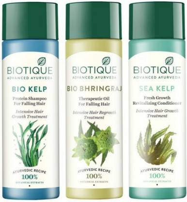 BIOTIQUE Bio Hair care kit ( kelp shampoo+bhingraj hair oil+ sea kelp conditioner)430gm Price in India - Buy BIOTIQUE Bio Hair care kit ( kelp shampoo+bhingraj hair oil+ sea kelp conditioner)430gm online BIOTIQUE Bio Hair care kit ( kelp shampoo+bhingraj hair oil+ sea kelp conditioner)430gm Price in India - Buy BIOTIQUE Bio Hair care kit ( kelp shampoo+bhingraj hair oil+ sea kelp conditioner)430gm online
