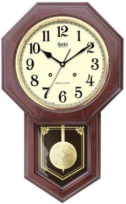 photo Antique Pendulum Wall Clocks Online India ajanta analog 45 cm x 25 cm wall clock