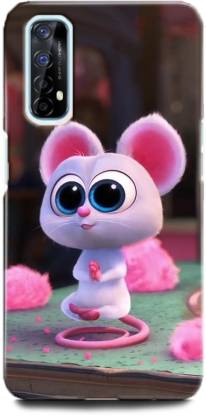 WallCraft Back Cover for Realme 7, RMX2151 MR_FANG, PINK MICE, CARTOON,  MOVIE, LIFE OF PETS - WallCraft : 