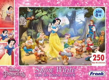 Frank Disney Princess Snow White And The Seven Dwarfs 250 Pc Jigsaw Puzzle For 8 Year Old Kids And Above Creative Educational Disney Princess Snow White And The Seven Dwarfs 250