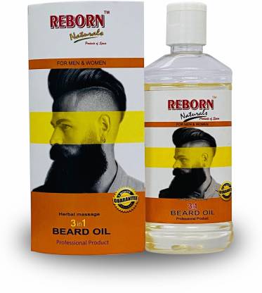 Reborn Naturals 3 in 1 Beard oil ( Pack of 3 ) Hair Oil - Price in India,  Buy Reborn Naturals 3 in 1 Beard oil ( Pack of 3 ) Hair Oil Online In  India, Reviews, Ratings & Features 