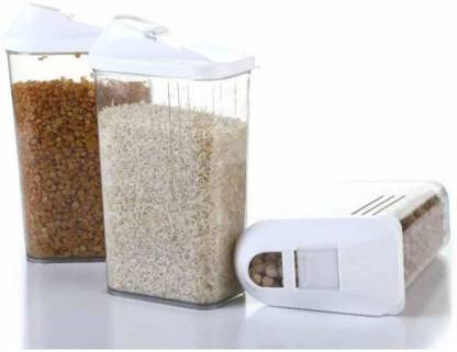 Mini Kitchen Grain Storage Container Pack Of 3 750 Ml Plastic Grocery In India At Flipkart Com Mini Kitchen Grain Storage Container, Mini Kitchen Storage Containers