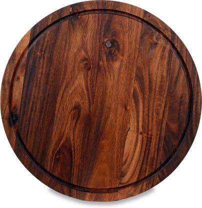 Rohi Chopping Board Round Wooden Natural Bamboo Small 30cm x 30cm 