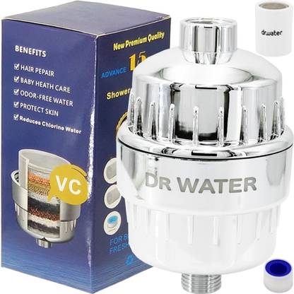 Dr. Water 15 Stage Shower Head Filter - Tap Hard Water Filter Purifier - Remove Chlorine Heavy Metals Dr. Water 15 Stage Shower Head Filter - Tap Hard Water Filter Purifier - Remove Chlorine Heavy Metals