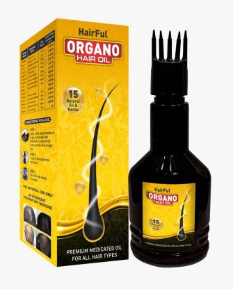 HairFul ORGANO HAIR OIL-100% AYURVEDIC WITH 15 NATURAL OILS & HERBS FOR HAIR  GROWTH Hair Oil - Price in India, Buy HairFul ORGANO HAIR OIL-100%  AYURVEDIC WITH 15 NATURAL OILS & HERBS