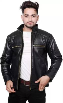 Men Leather Jacket Price in India - Buy Men Leather Jacket online at ...