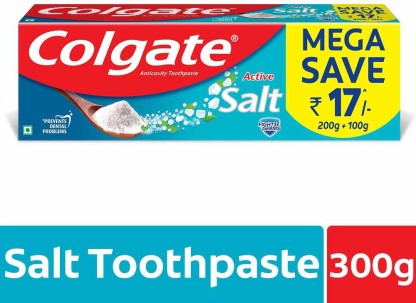 colgate active salt toothpaste 300gm