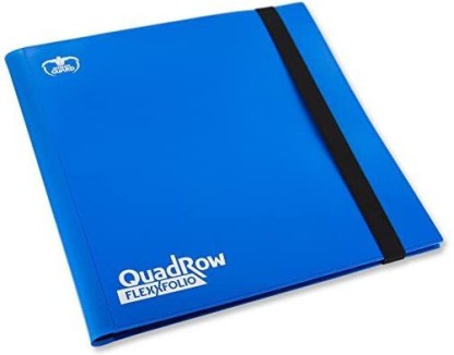 Ultimate Guard QuadRow 12-Pocket FlexXFolio Black Card Game 