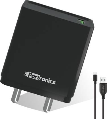 Portronics 3 A Mobile Charger with Detachable Cable Under 500