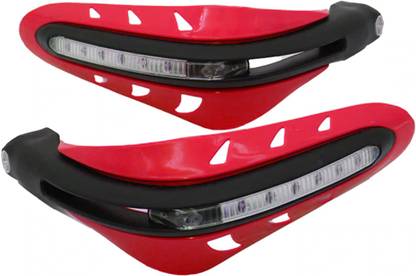 Allextreme Exhp22r 7 8 22mm Motorcycle Hand Guard With Led Light Universal Bike Handle Protector Shield Handlebar Protection Gear Handlebar Hand Guard Price In India Buy Allextreme Exhp22r 7 8 22mm Motorcycle Hand
