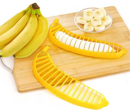 Banana Slicer - One Step Plastic Banana Cutter For Perfect Slices Every Time