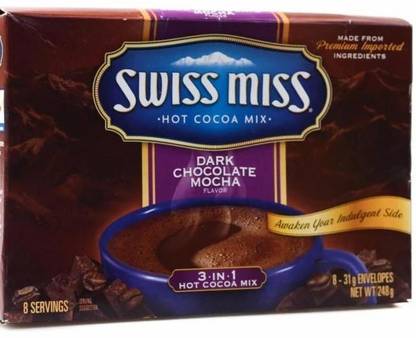 Swiss Miss Dark Chocolate Mocha 3 in 1 Hot Cocoa Mix Energy ...