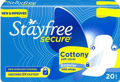 Stayfree Secure Cottony Soft Regular Wings Sanitary Pad Buy Women Hygiene Products Online In India Flipkart Com Tl care u by kotex up & up extra heavy overnight heavy light. stayfree secure cottony soft regular wings sanitary pad
