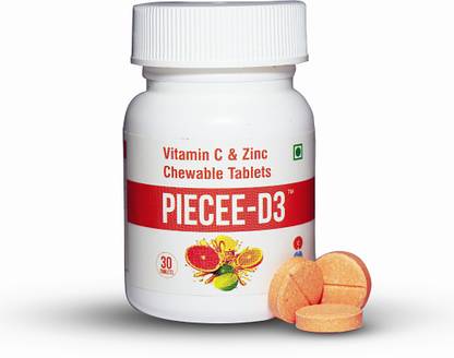 Piecee D3 Vitamin C 500mg Vitamin D3 400 I U Zinc 5mg Chewable Tablets Best For Immunity Price In India Buy Piecee D3 Vitamin C 500mg Vitamin D3 400 I U Zinc 5mg