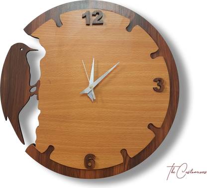 The Customizers Analog 27 5 Cm X 27 5 Cm Wall Clock Price In India Buy The Customizers Analog 27 5 Cm X 27 5 Cm Wall Clock Online At Flipkart Com