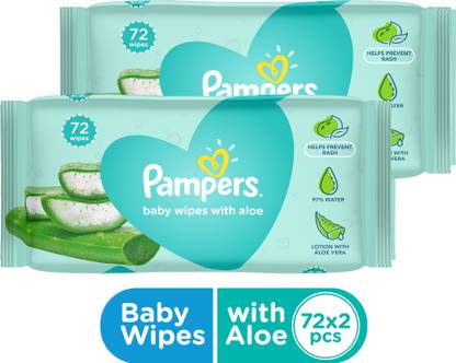 Pampers Baby Wipes With Aloe 144 Count Price In India Buy Pampers Baby Wipes With Aloe 144 Count Online At Flipkart Com