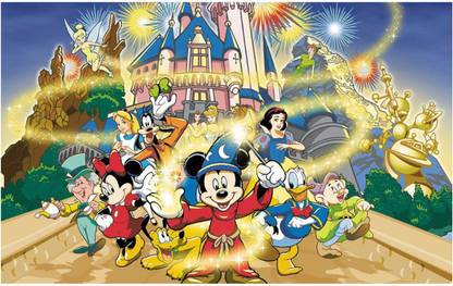 Cartoon Sticker Poster|Disney land in |Famous cartoon characters Interior wall Poster |Wall Poster|Poster for Living Room |Self Adhesive Wall Sticker Paper Poster Paper Print - Animation & Cartoons posters in India - Cartoon Sticker Poster|Disney land in |Famous cartoon characters Interior wall Poster |Wall Poster|Poster for Living Room |Self Adhesive Wall Sticker Paper Poster Paper Print - Animation & Cartoons posters in India -