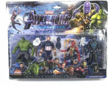 set of avengers action figures