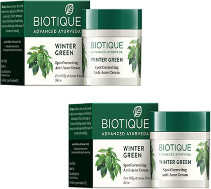 biotique winter green spot correcting cream