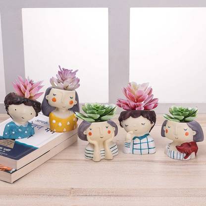 Beckon Venture Home Decorative Cute Shaped Planter Pot Vase For Decor Flower In Desk Anizers Planetrs Plant Containers Planters Indoor Plants Decoration Items House Handicraft Showpiece Figurine - Cute Home Decor Beckon Venture Home Decorative Cute Shaped Planter Pot Vase For Decor Flower In Desk Anizers Planetrs Plant Containers Planters Indoor Plants Decoration Items House Handicraft Showpiece Figurine - Cute Home Decor