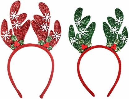 tirupaticollection Christmas Reindeer Antlers Headband for Christmas and  Easter Party Headbands Christmas Theme Antler Hair Band Price in India -  Buy tirupaticollection Christmas Reindeer Antlers Headband for Christmas  and Easter Party Headbands