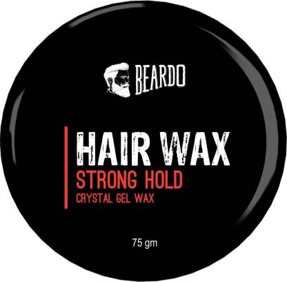 BEARDO Stronghold Hair Wax, 75 gm | Crystal Hair Wax for Men | Glossy Finish | Hair Style, Shine | Strong Hold Styling Hair Wax Hair Wax