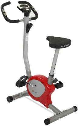 Powermax Fitness BU-200 Magnetic Upright Bike for Home Use Upright Stationary Exercise Bike