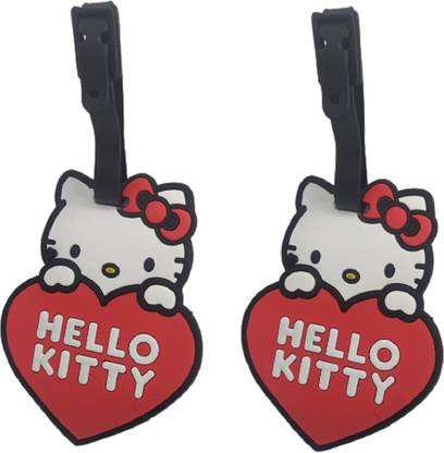 Monika Creations Hello Kitty Cute Silicone Luggage Tags(Pack ...