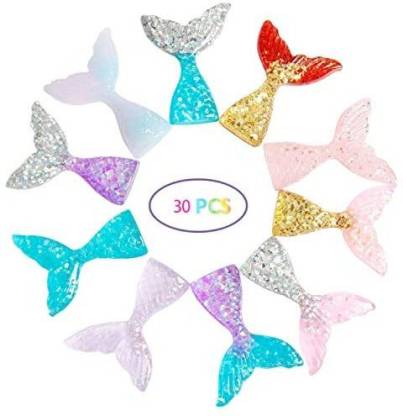 SBYURE 30PCS Mermaid Tail Slime Charms Resin Flatback for Ornament  Scrapbook DIY Crafts - 30PCS Mermaid Tail Slime Charms Resin Flatback for  Ornament Scrapbook DIY Crafts . shop for SBYURE products in