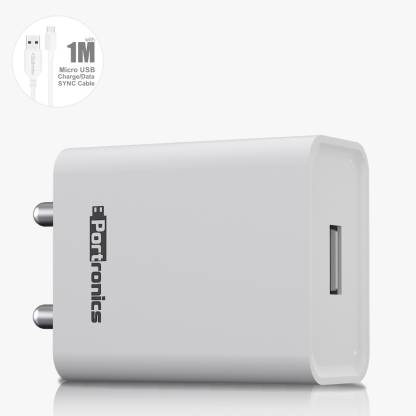 Portronics Mobile Charger 2.4 A with Detachable Cable in 2021 Under 200