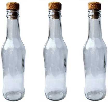 nr 1 Glass Bottle RDB 250 ml Flint Glass Cork Stopper n°20 