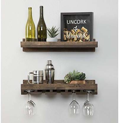 Hungry Hub Woods Solid Wood Wall Mounted Wine Glass Rack Wooden Glass Holder Price In India Buy Hungry Hub Woods Solid Wood Wall Mounted Wine Glass Rack Wooden Glass Holder Online