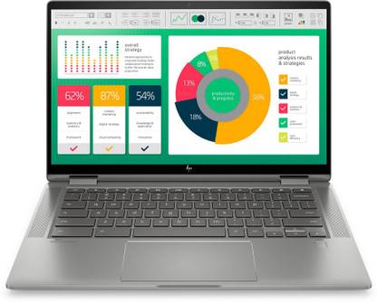 HP Chromebook x360 Core i3 10th Gen – (4 GB/64 GB EMMC Storage/Chrome OS) 14c-ca0004TU 2 in 1 Laptop (14 inch, Mineral Silver, 1.65 kg)