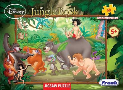 Frank The Jungle Book 60 Pc Jigsaw Puzzle for 5 Year Old Kids and Above  11532 - The Jungle Book 60 Pc Jigsaw Puzzle for 5 Year Old Kids and Above  11532 .