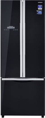 Hitachi 456 L Frost Free French Door Bottom Mount Inverter Technology Star Convertible Refrigerator