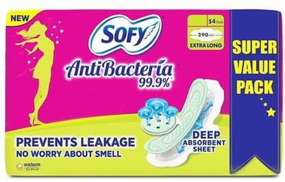 SOFY Antibacteria Extra Long Sanitary Pads 54 Sanitary Pad