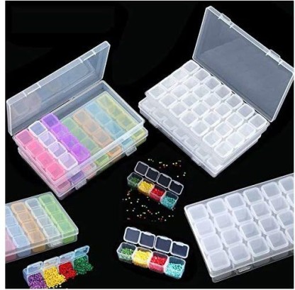 28 Grid Diamond Embroidery Box 5D Diamond Painting Tool Accessory Storage Box 