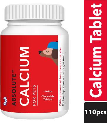 Drools Absolute Calcium Tablet- Dog Supplement - 110 Pieces