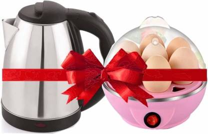 Best Combo Set Stainless Steel Automatic Electric Kettle with Egg Cooker in India 2021