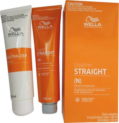 Wella Professionals Creatine Straight (N) for Normal to Resistant Hair Straightening Cream and Neutralizer Single Application Kit - Price in India, Buy Wella Professionals Creatine Straight (N) for Normal to Resistant Hair Wella Professionals Creatine Straight (N) for Normal to Resistant Hair Straightening Cream and Neutralizer Single Application Kit - Price in India, Buy Wella Professionals Creatine Straight (N) for Normal to Resistant Hair